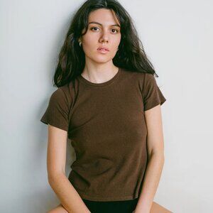 Classic Tee, Regen Silk Noil Jersey, Manzanita - Size Large